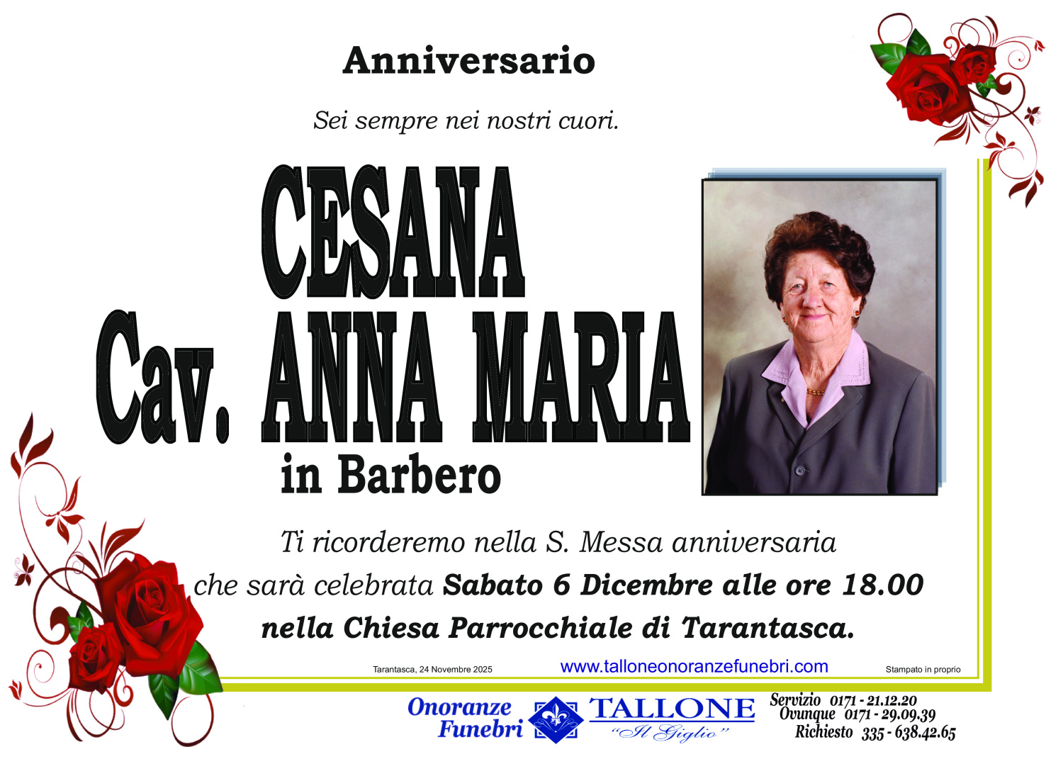 Cav. Anna Maria Cesana